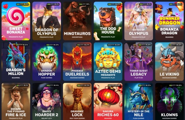 Игровые аппараты в Dragon Money casino